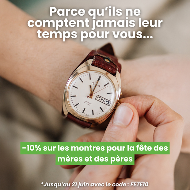 PIL’VITE : –10 % sur les montres
